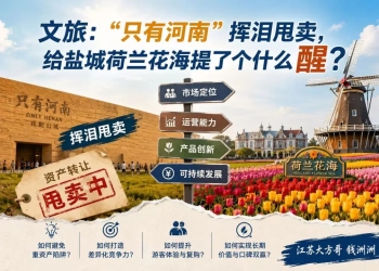 文旅:“只有河南”挥泪甩卖，给盐城荷兰花海提了个什么醒？
