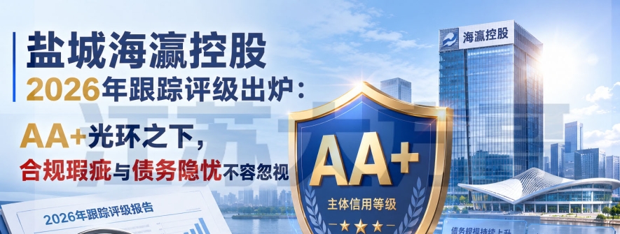 盐城海瀛控股2026年跟踪评级出炉:AA+光环之下的合规瑕疵与债务隐忧