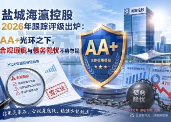 盐城海瀛控股2026年跟踪评级出炉:AA+光环之下的合规瑕疵与债务隐忧